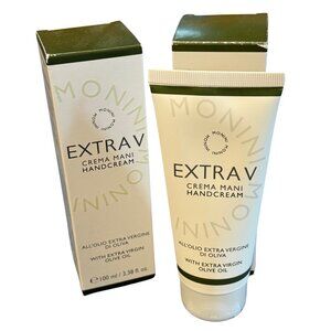 Monini Extra V Hand Cream with Organic Extra Virgin Olive Oil 3.38 Fl Oz Qty: 2